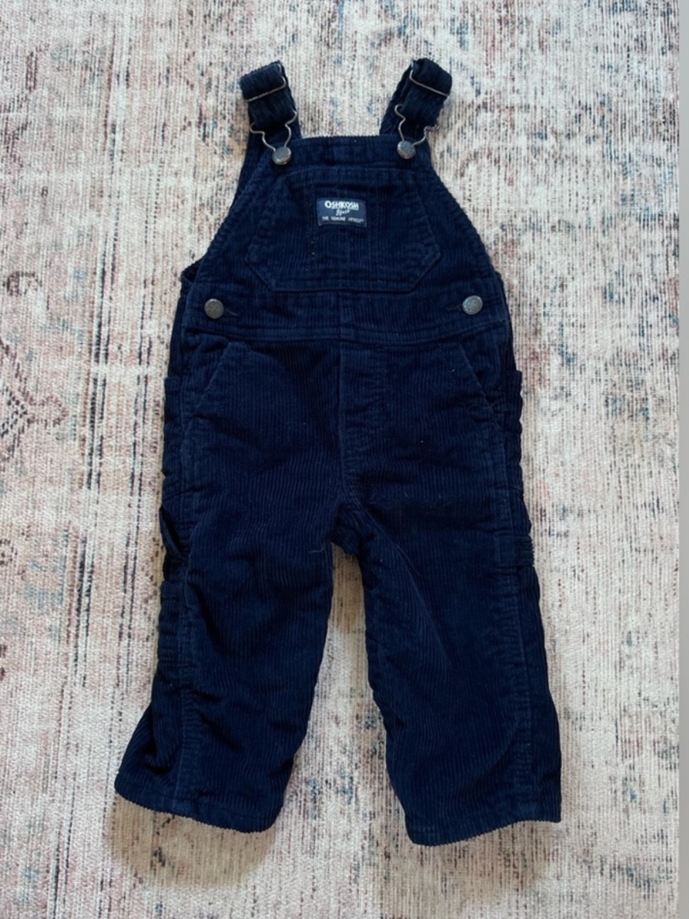 OshKosh B'gosh Navy Blue corduroy Kids Overalls